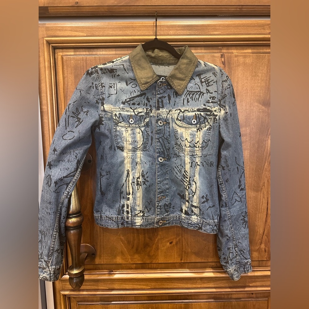 Dolce & Gabbana Graffiti Denim Jacket